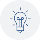 innovative design lightbulb icon